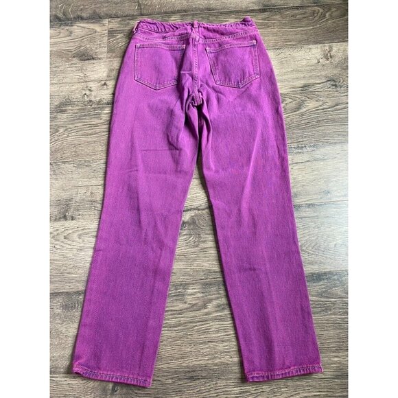 EUC Womens Pacsun Mom Jeans purple 100% cotton high waisted size 24 - Picture 2 of 10